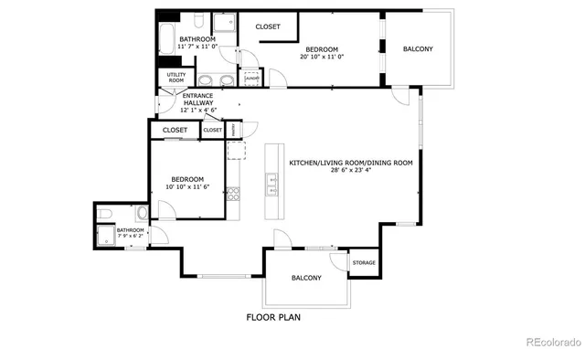 a picture of floor plan