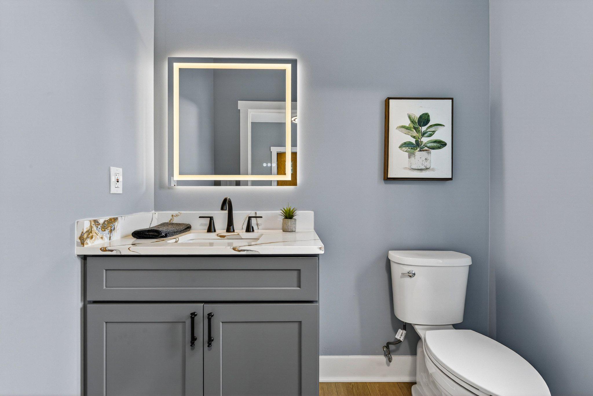 262 Colgate Baltimore, MD 21222 - Photo 11 of 48 Sleek modern bathroom half bath