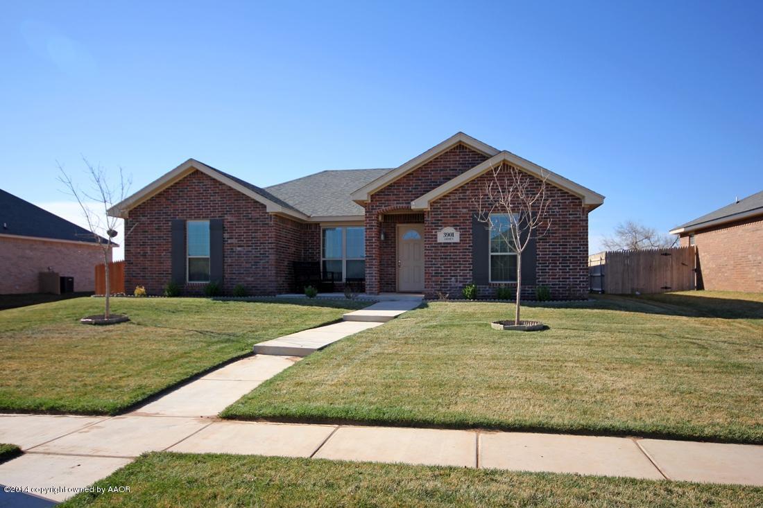 3901 Arden Road Amarillo, TX 79118 - Photo 3 of 24 a front view of a house with a yard