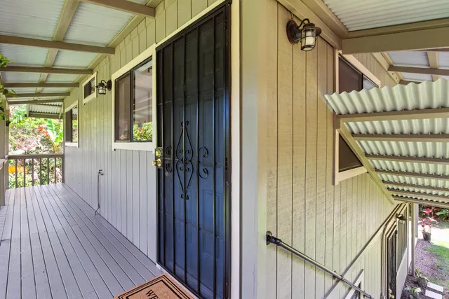 a view of front door