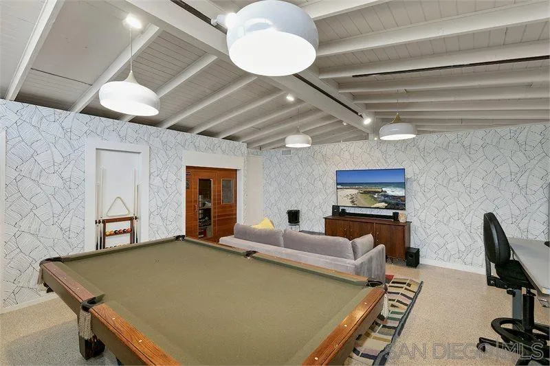 5635 Dartford Way San Diego, CA 92120 - Photo 19 of 26 a bedroom with furniture and a wooden floor