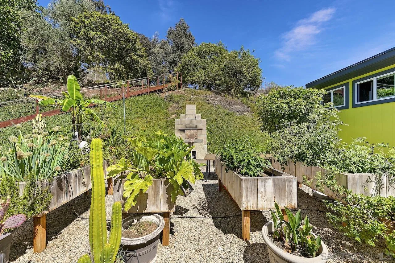 5635 Dartford Way San Diego, CA 92120 - Photo 24 of 26 a garden view with a seating space
