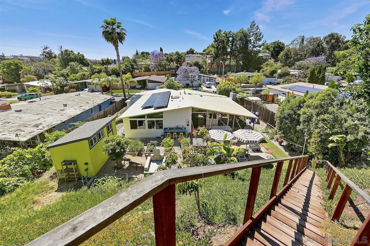5635 Dartford Way San Diego, CA 92120 - Photo 25 of 26 a view of a lake from a balcony
