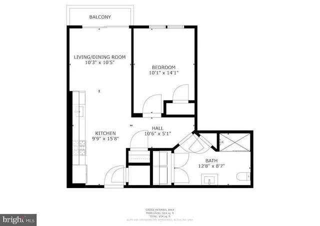 a picture of a bench in front of a door