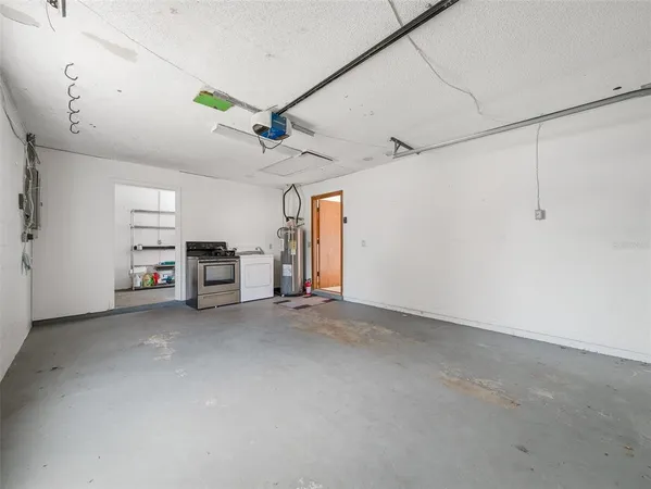 a room with storage and utility