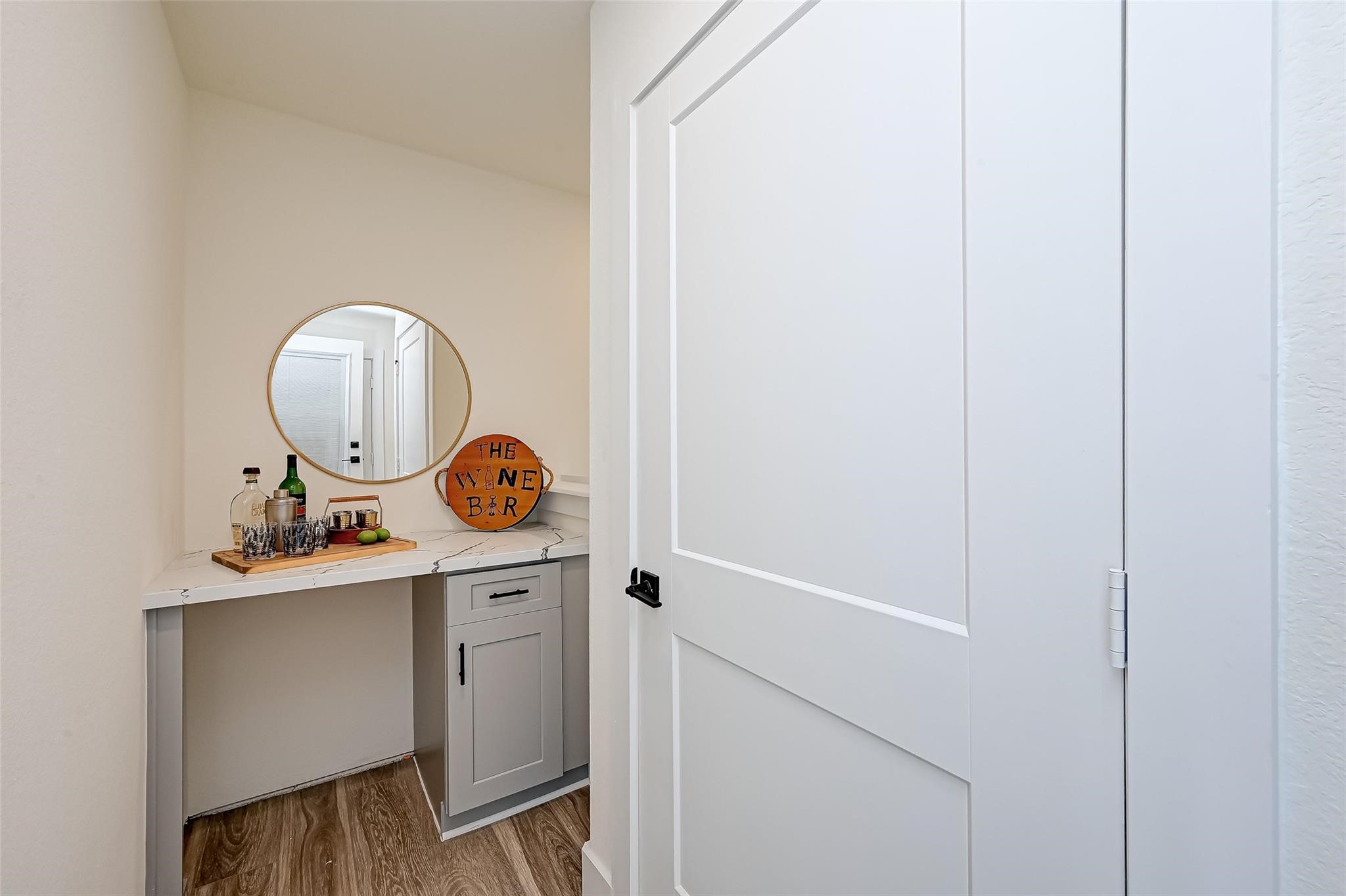 2905 Nagle Street Houston, TX 77004 - Photo 34 of 41 a room with a sink and a mirror