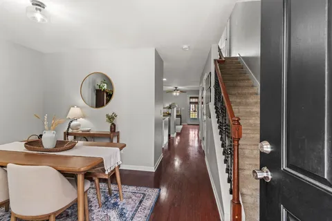 a view of a workspace with furniture