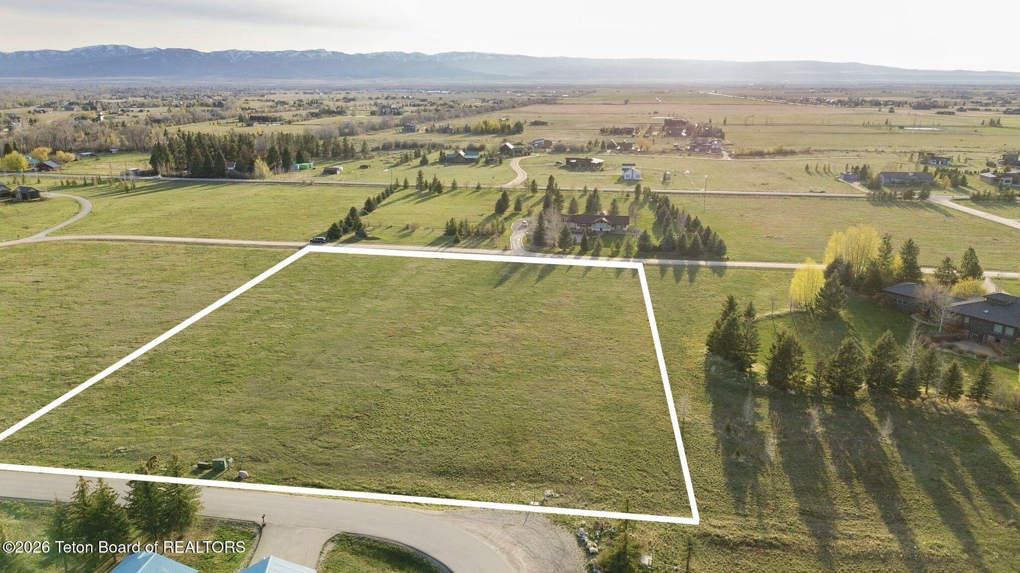 130 Creekside Road Alta, WY 83414 - Photo 6 of 29 6 lot lines looking west