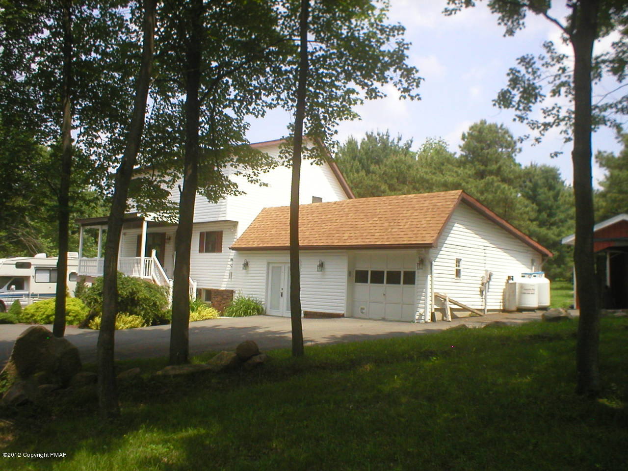 37 Yellow Run Road Jim Thorpe, PA 18229 - Photo 15 of 19 From the road....through the trees