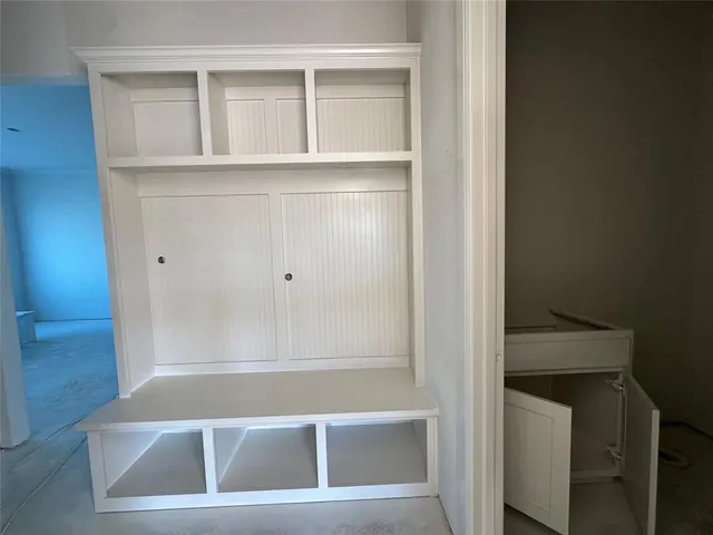 a view of walk in closet