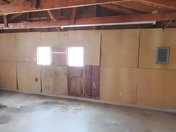 a view of a room with window