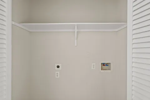 a view of a closet