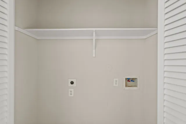 a view of a closet