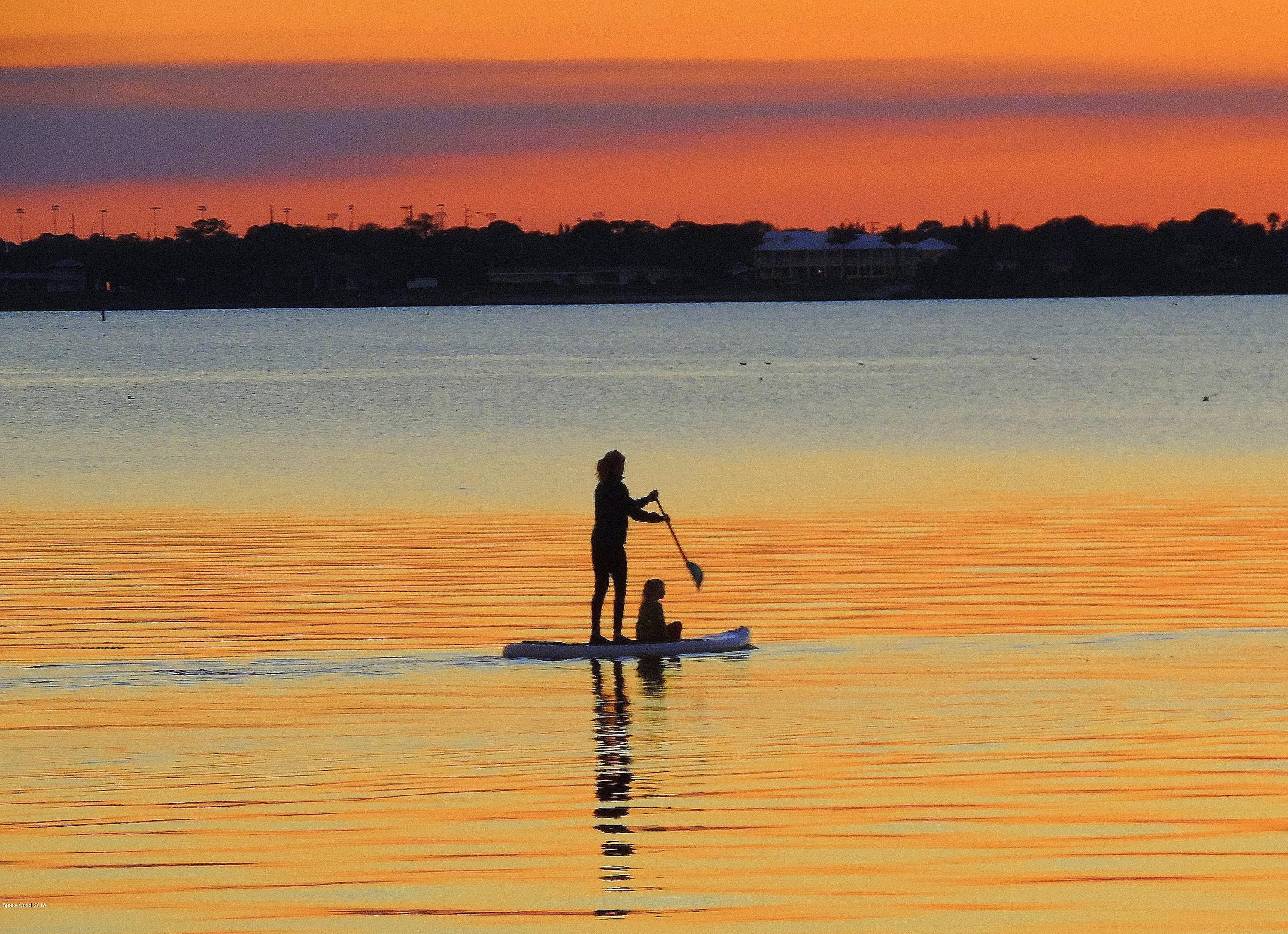 400 Riverside Drive Melbourne Beach, FL 32951 - Photo 8 of 8 paddleboard pair at sunset