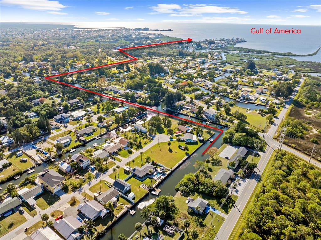 0 Sheepshead Drive Hudson, FL 34667 - Photo 2 of 9 an aerial view of residential houses with outdoor space