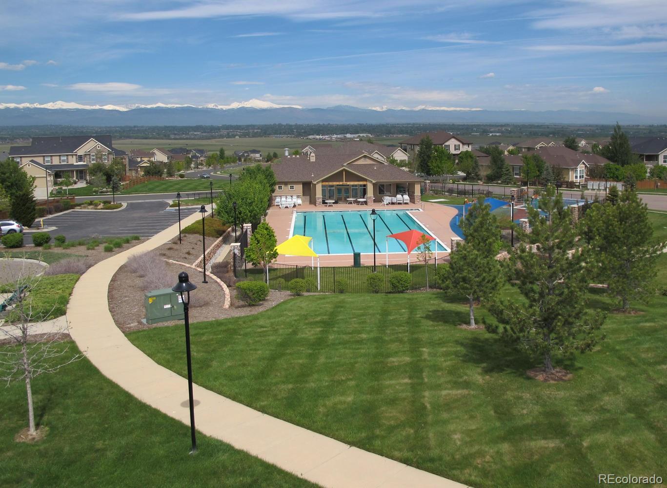 4939 Silver Feather Circle Broomfield, CO 80023 - Photo 32 of 35 an aerial view of a house
