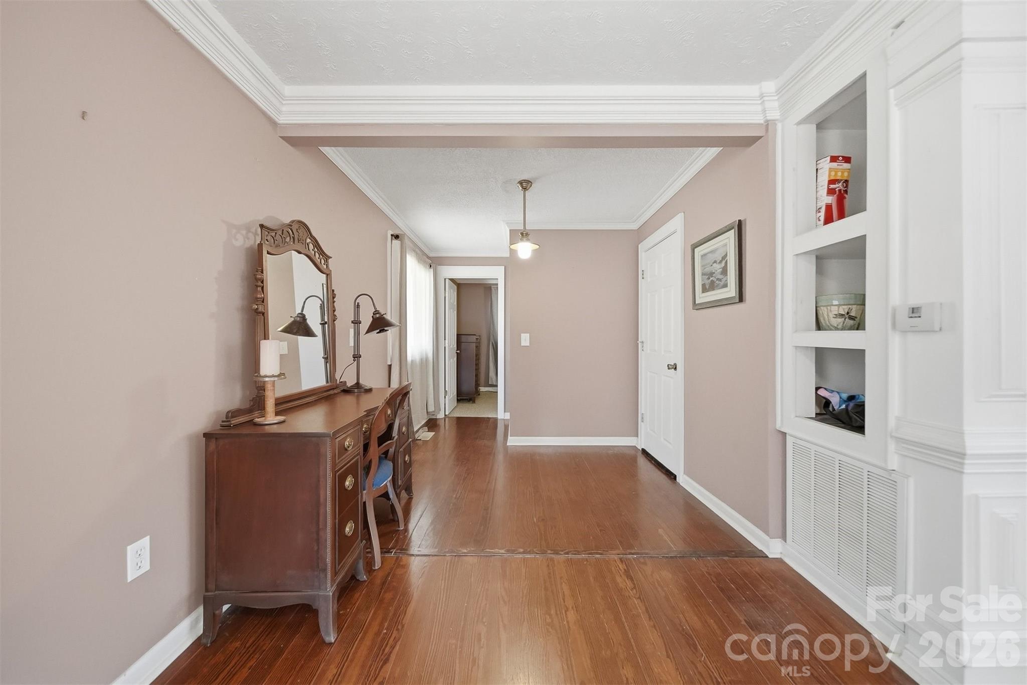 621 Wildlife Lake Road Old Fort, NC 28762 - Photo 14 of 35 a view of entryway with furniture and wooden floor