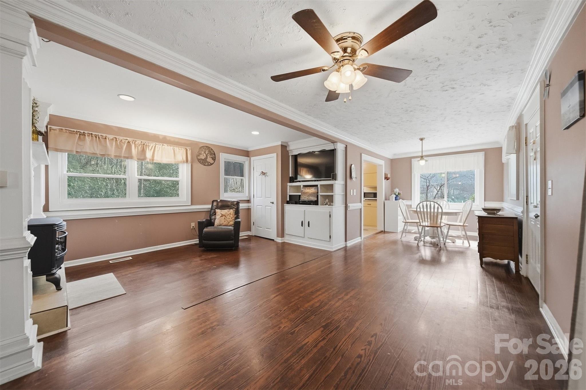 621 Wildlife Lake Road Old Fort, NC 28762 - Photo 5 of 35 a living room with furniture and large window