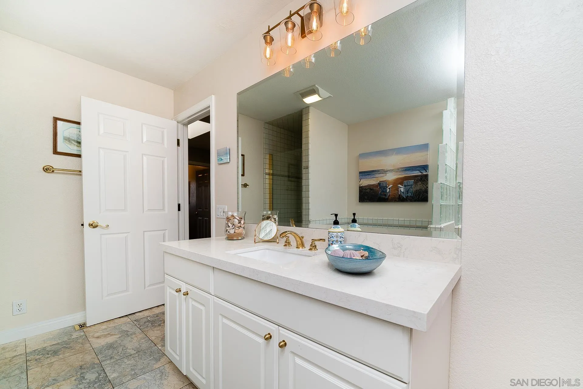 3909 Palomar Drive Fallbrook, CA 92028 - Photo 23 of 43 a kitchen with sink and view of living room
