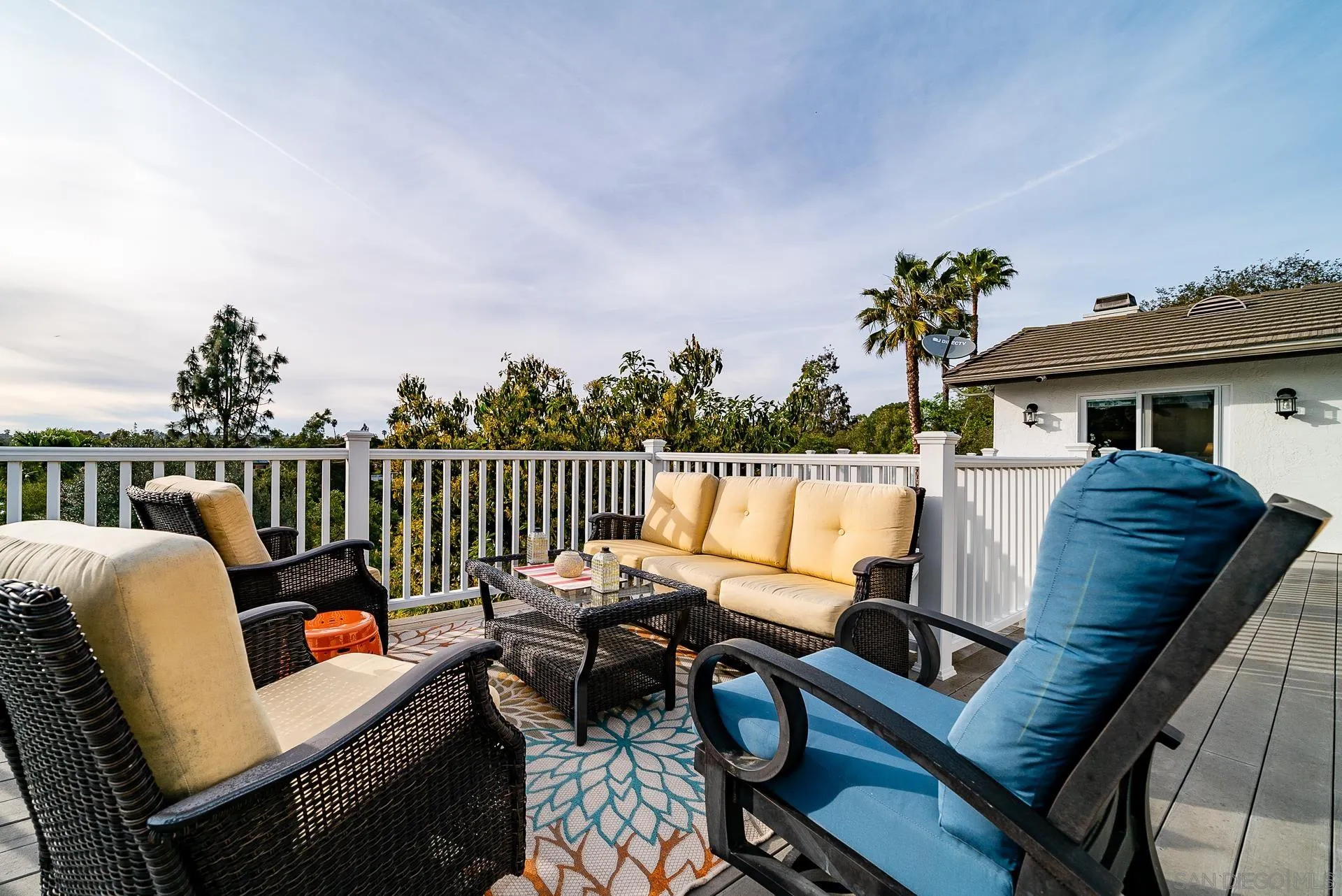 3909 Palomar Drive Fallbrook, CA 92028 - Photo 30 of 43 a view of a patio on the roof deck