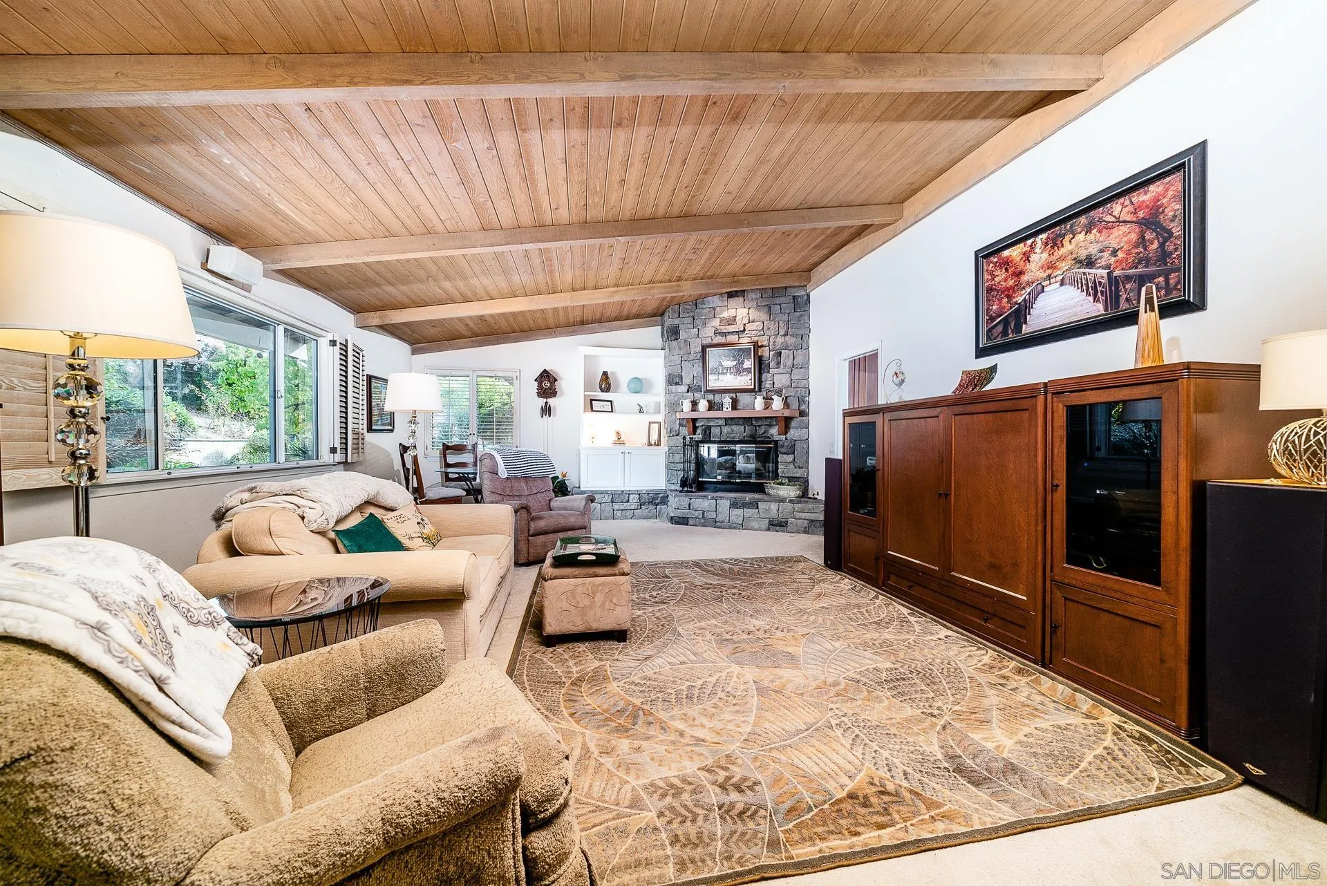 3909 Palomar Drive Fallbrook, CA 92028 - Photo 7 of 43 a living room with furniture and a flat screen tv