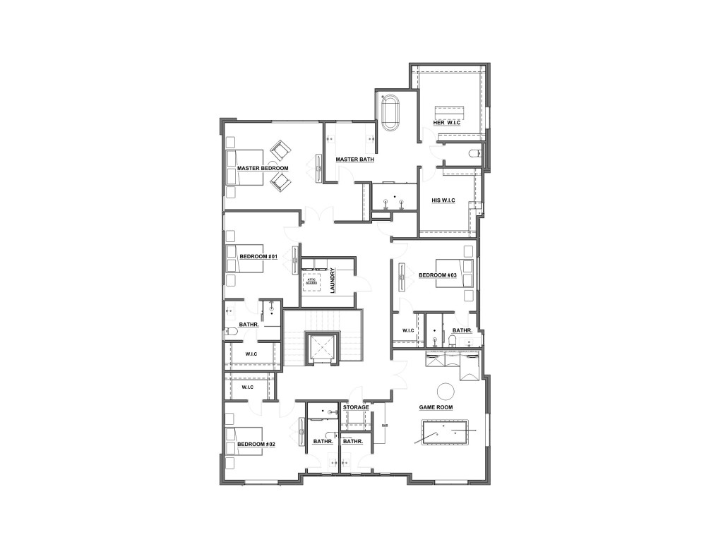 3802 Westerman Street Houston, TX 77005 - Photo 18 of 18 a black and white photo of a room
