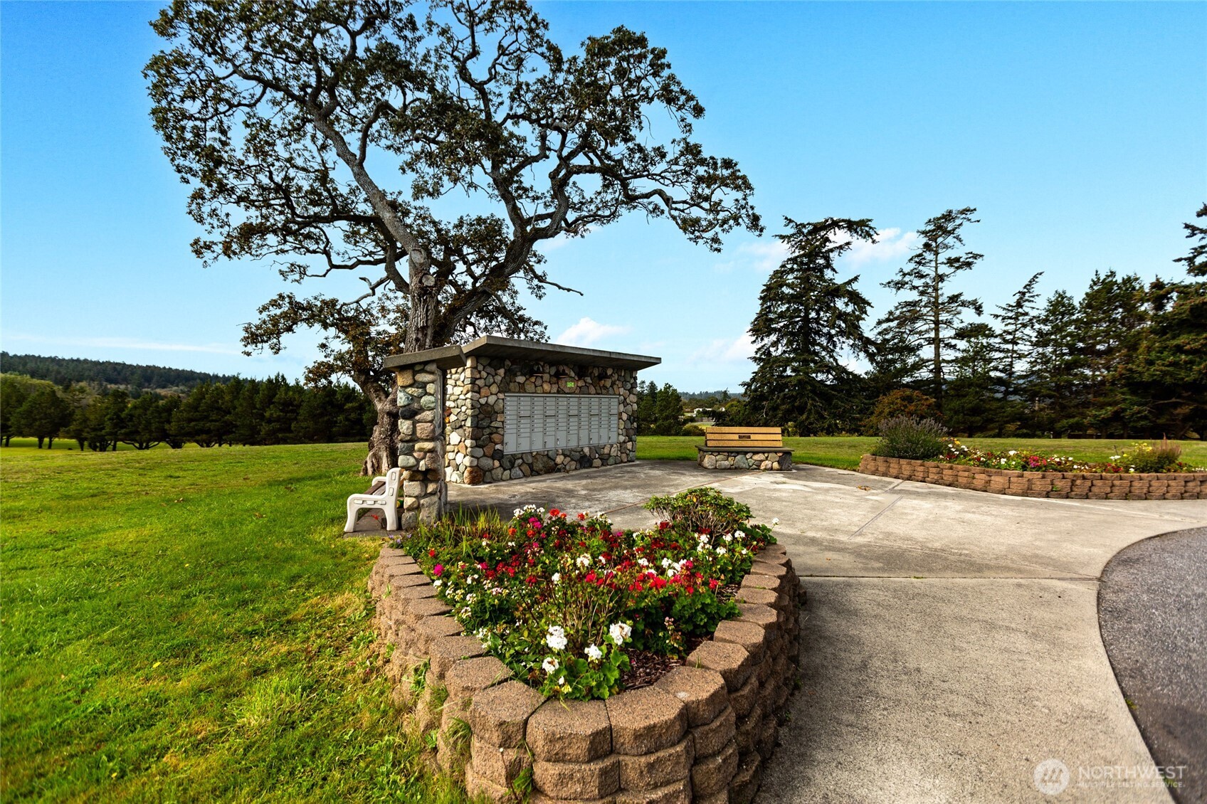 1785 Douglas Road, Unit 30 Friday Harbor, WA 98250 - Photo 24 of 32 a view of a garden with an outdoor space