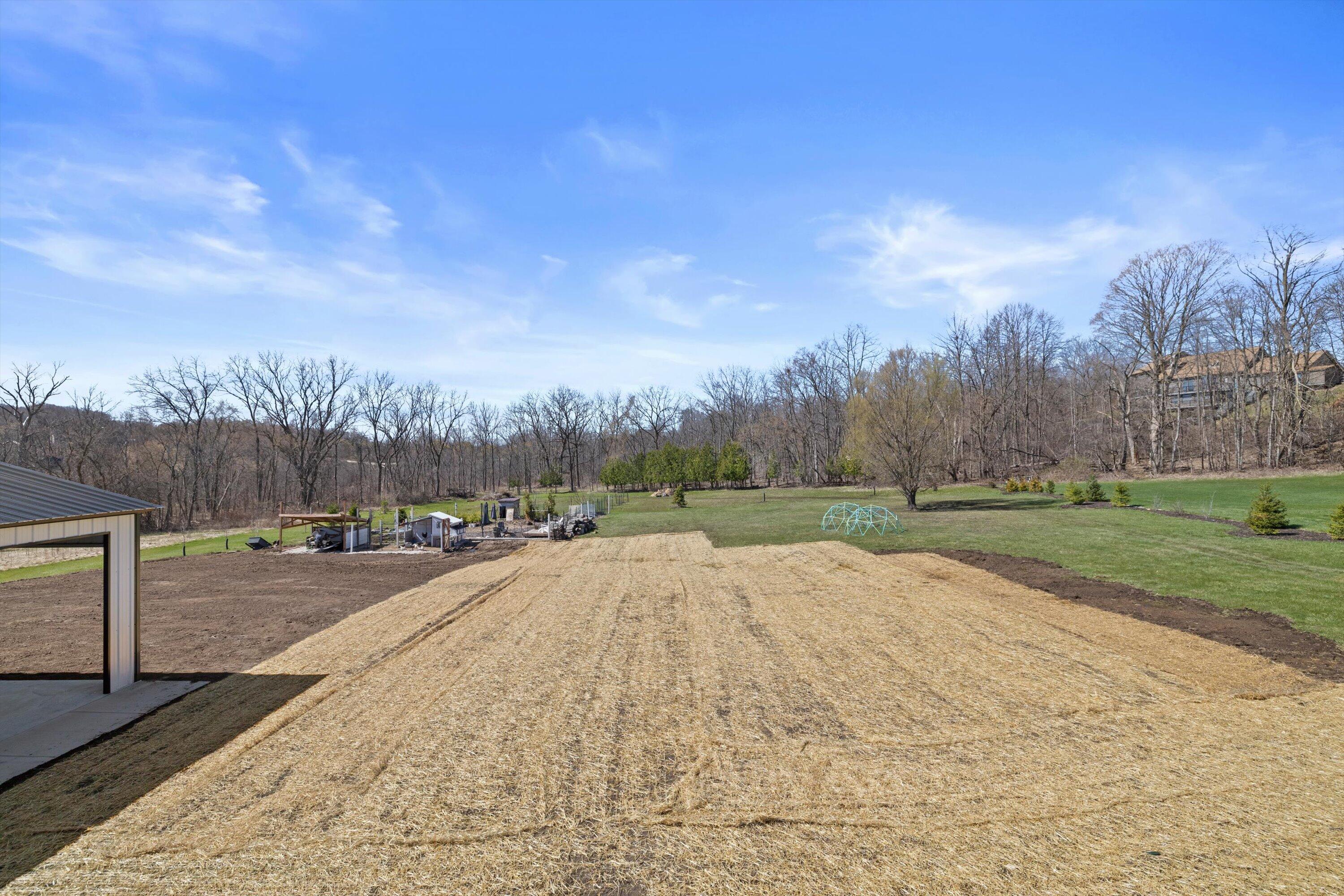 W266S8655 Rustic View Lane Vernon, WI 53149 - Photo 50 of 60 Back yard view from deck