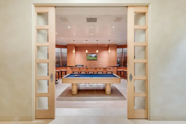 a room with lots of furniture and appliances