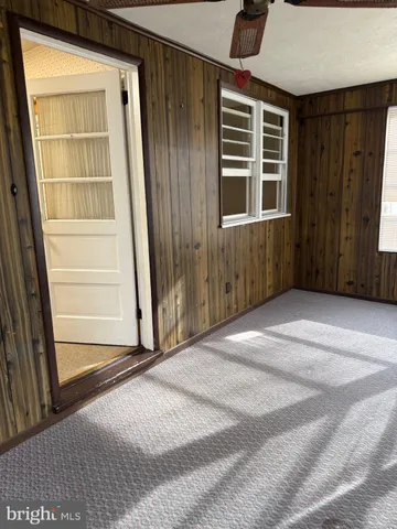 a view of empty room with a window