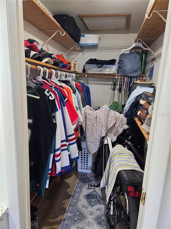 7 Dunoon Place, Unit 309 Dunedin, FL 34698 - Photo 25 of 25 a view of walk in closet with clothes and shoes