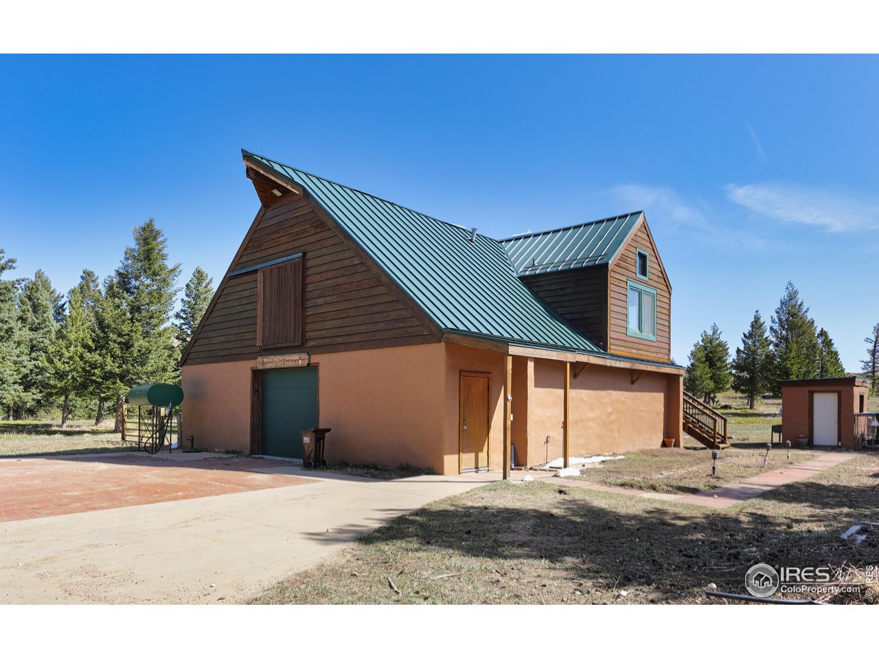 136 Old Post Office Road Boulder, CO 80302 - Photo 42 of 47 Oversized barn with drive-through garage