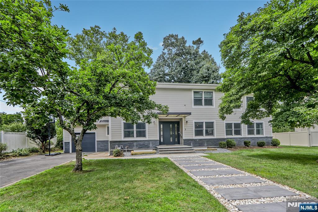 3 Laurel Road Demarest, NJ 07627 - Photo 12 of 43 front view of a house with a yard