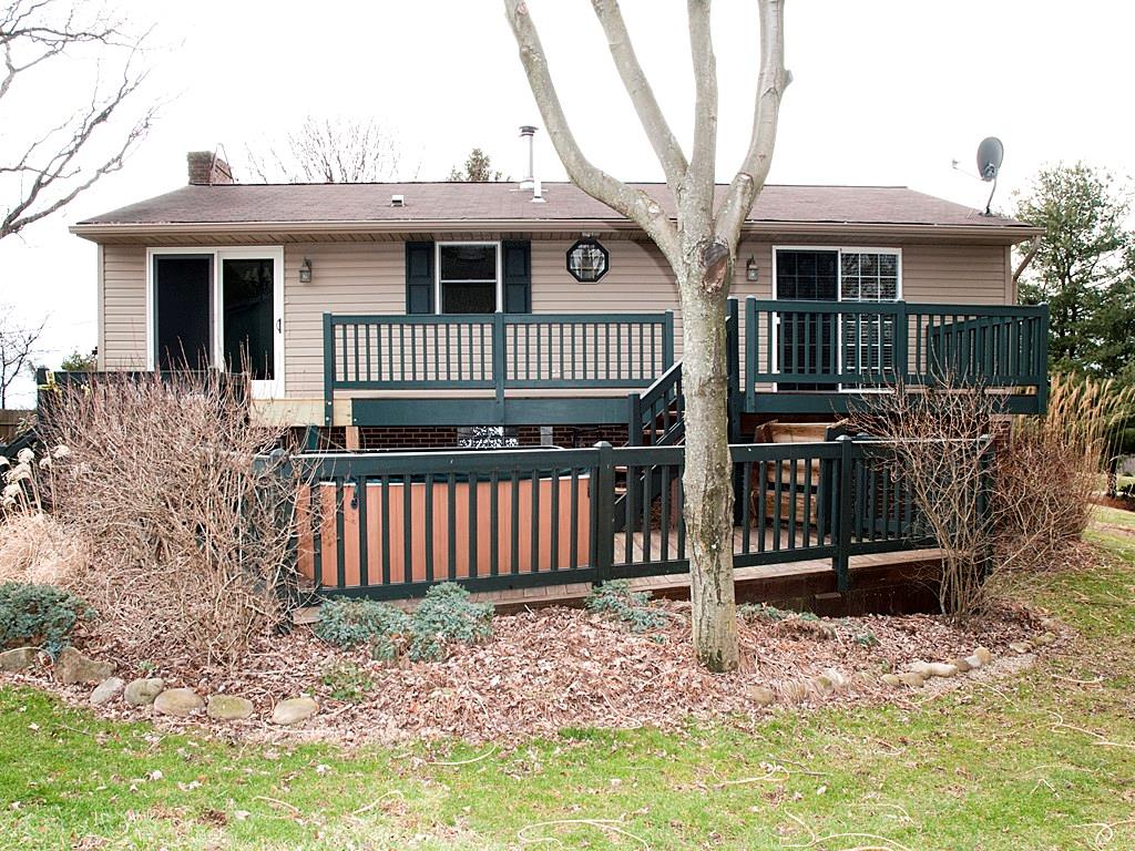 363 Brewer Road Rochester, PA 15074 - Photo 20 of 25 BACK OF HOUSE WITH SPACIOUS DECK!