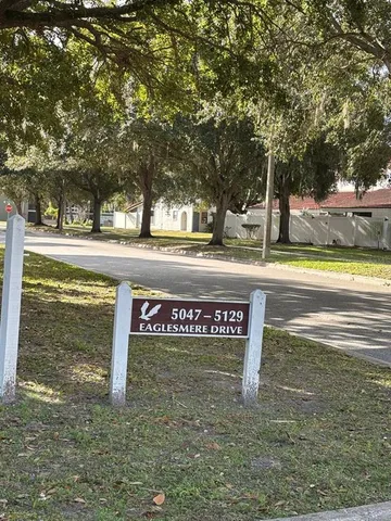 a view of outdoor space with sign board