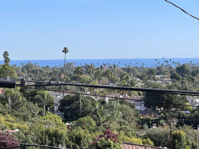 a view of a lake with a mountain view