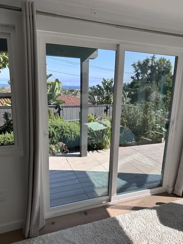 a view of front door