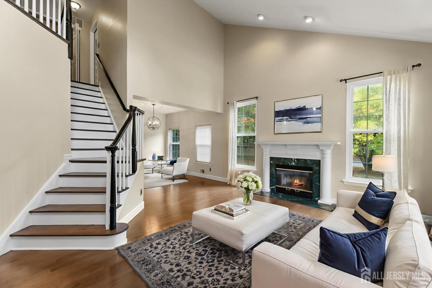 2 Rider Terrace Princeton, NJ 08540 - Photo 1 of 40 a living room with furniture and a fireplace