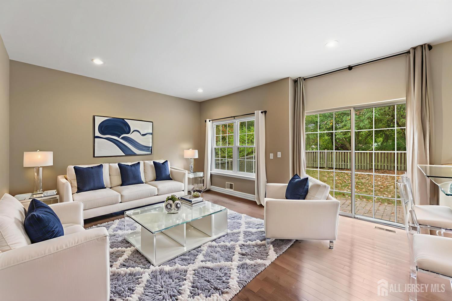 2 Rider Terrace Princeton, NJ 08540 - Photo 13 of 40 a living room with furniture and a large window