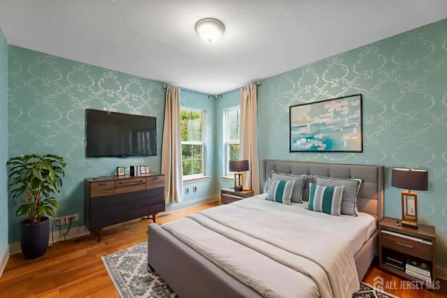 a view of a room with natural light