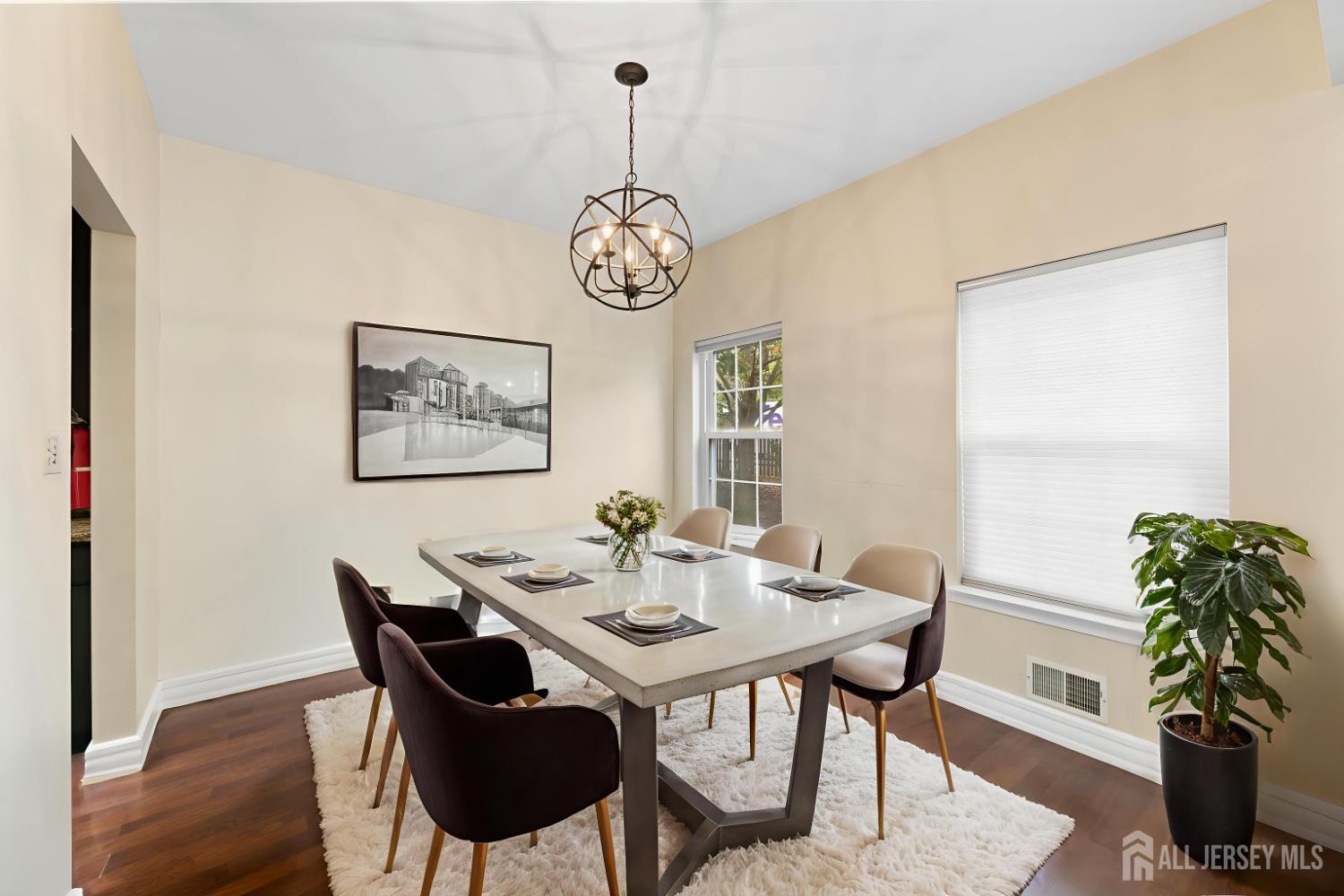 2 Rider Terrace Princeton, NJ 08540 - Photo 6 of 40 a view of a dining room with furniture window and wooden floor