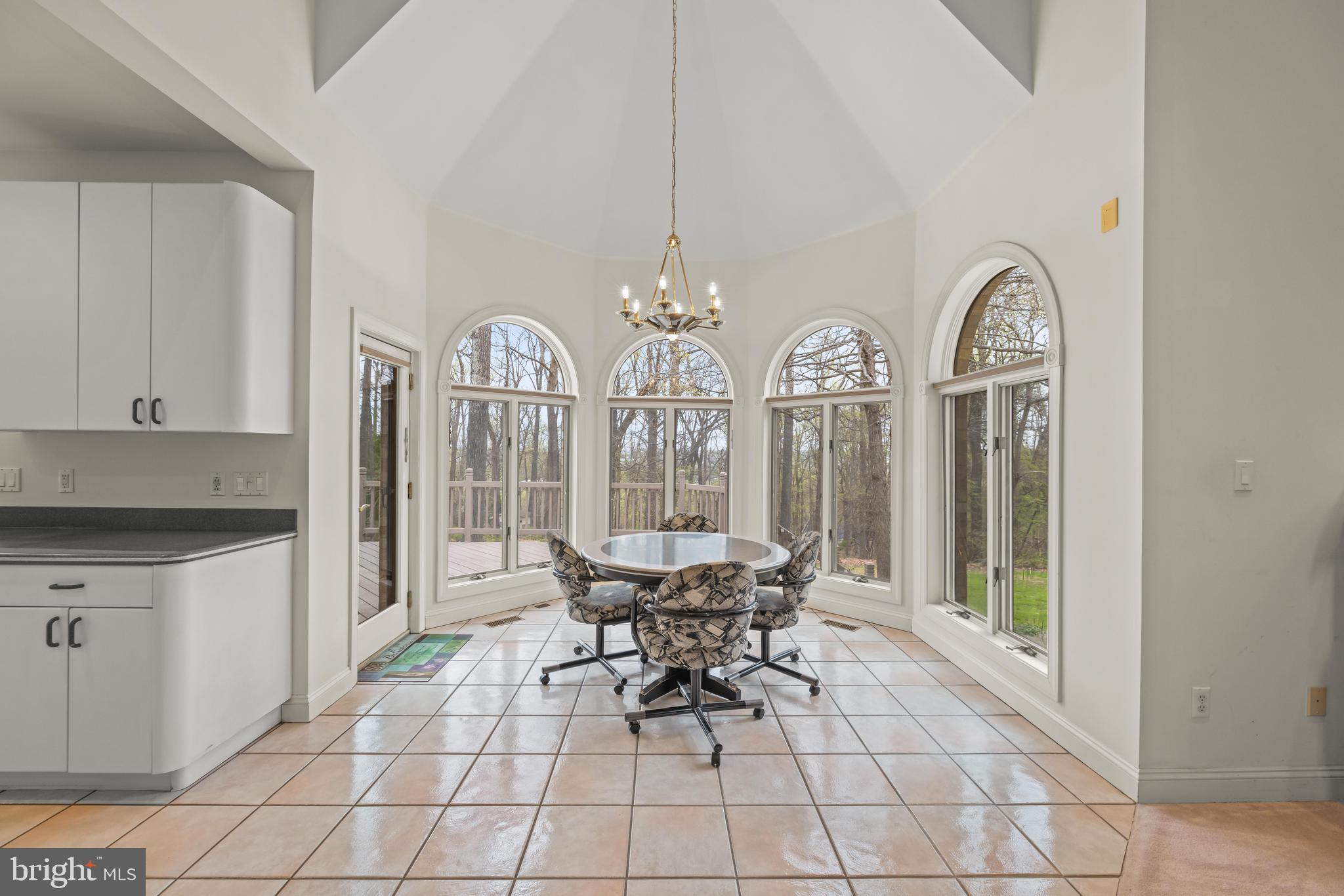 13019 Jerome Jay Drive Cockeysville, MD 21030 - Photo 35 of 61 a view of a dining room with furniture window and outside view