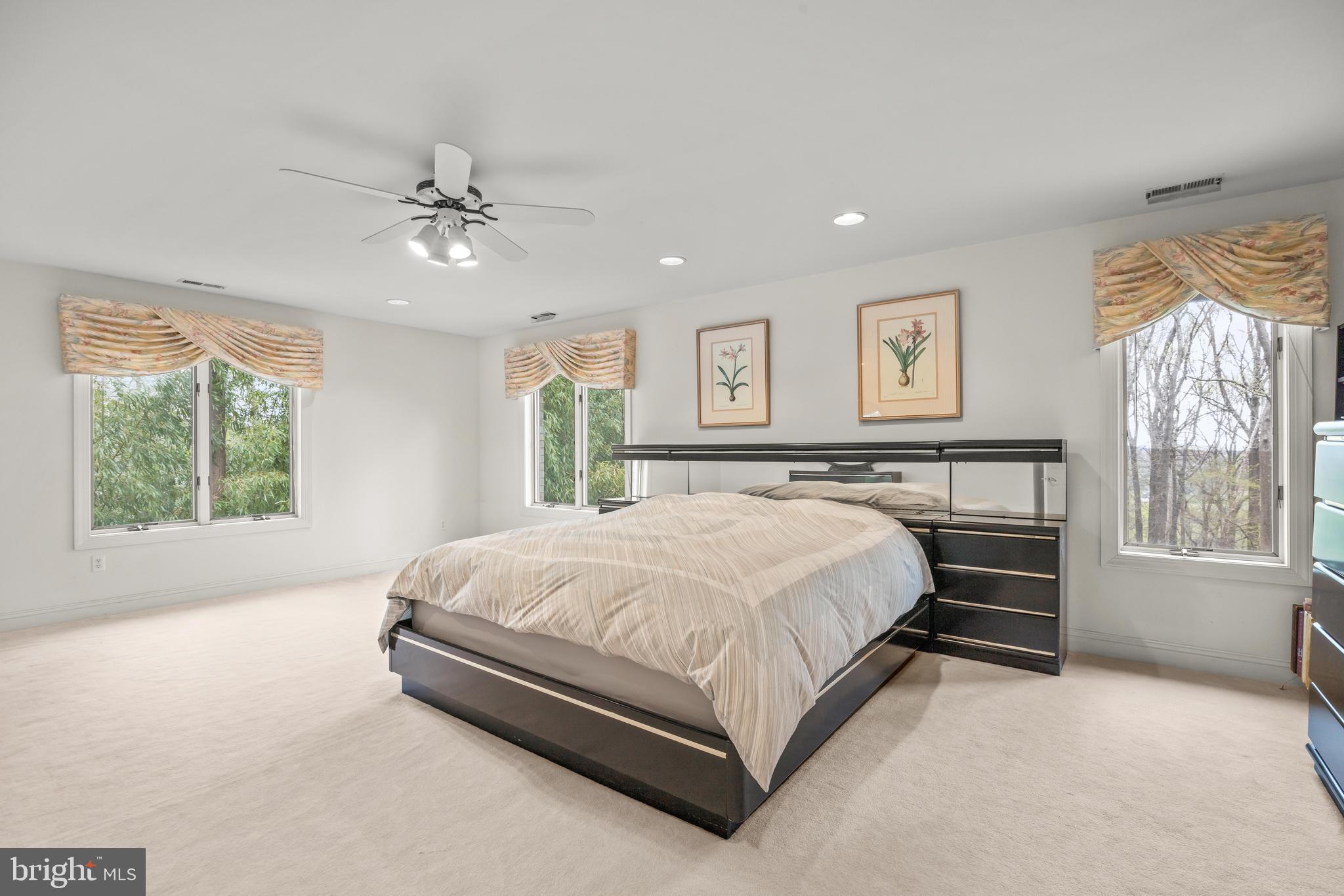 13019 Jerome Jay Drive Cockeysville, MD 21030 - Photo 41 of 61 a spacious bedroom with a bed and a large window