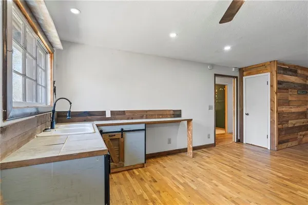 a view of an empty room