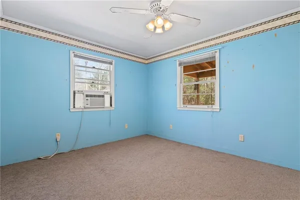 a room with storage and utility