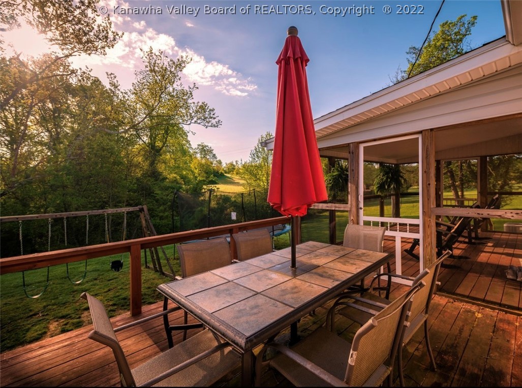 4038 Lower Falls Road St. Albans, WV 25177 - Photo 19 of 24 Deck space off of screened in porch