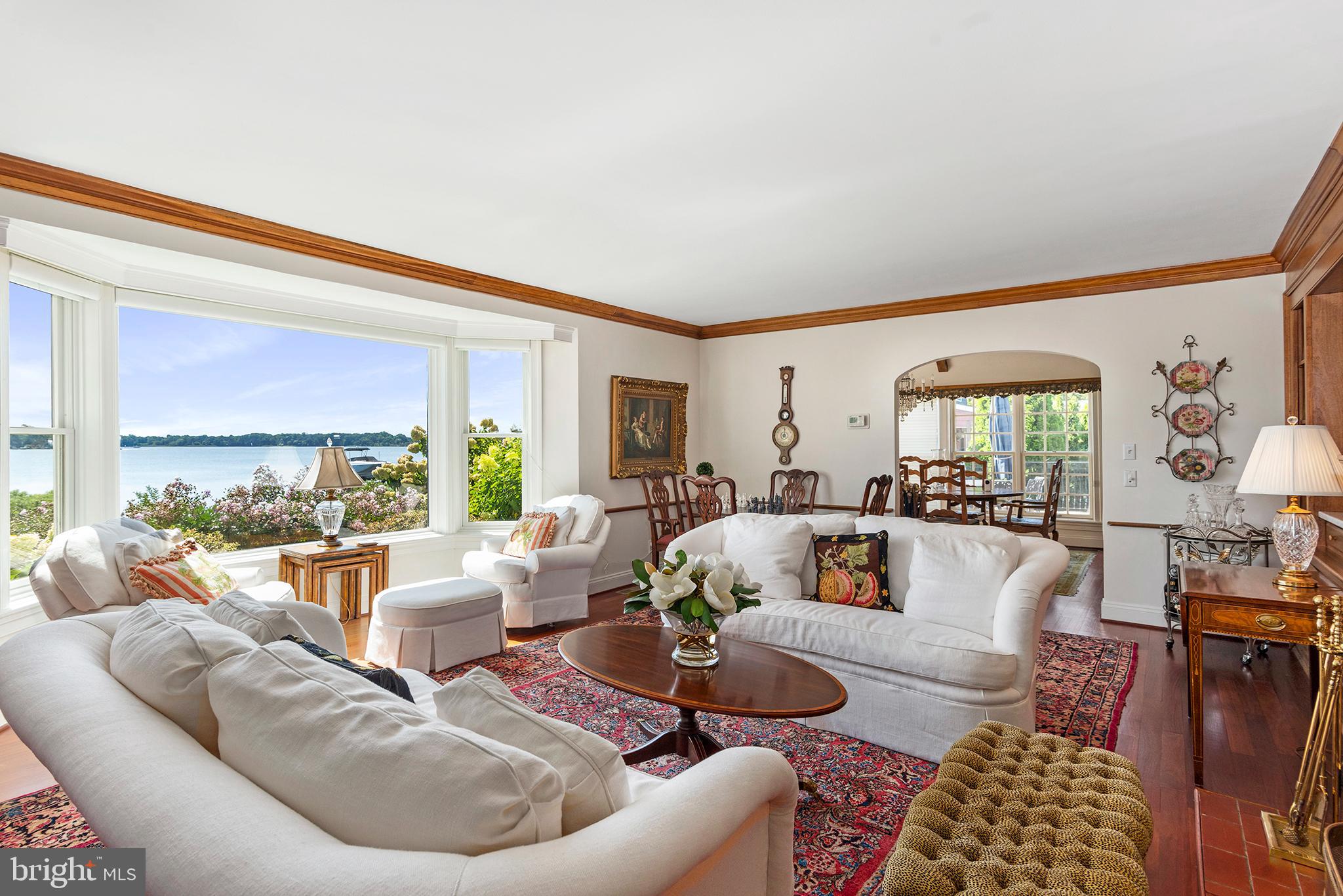 7989 Quaker Neck Road Chestertown, MD 21620 - Photo 15 of 90 a living room with furniture and a large window