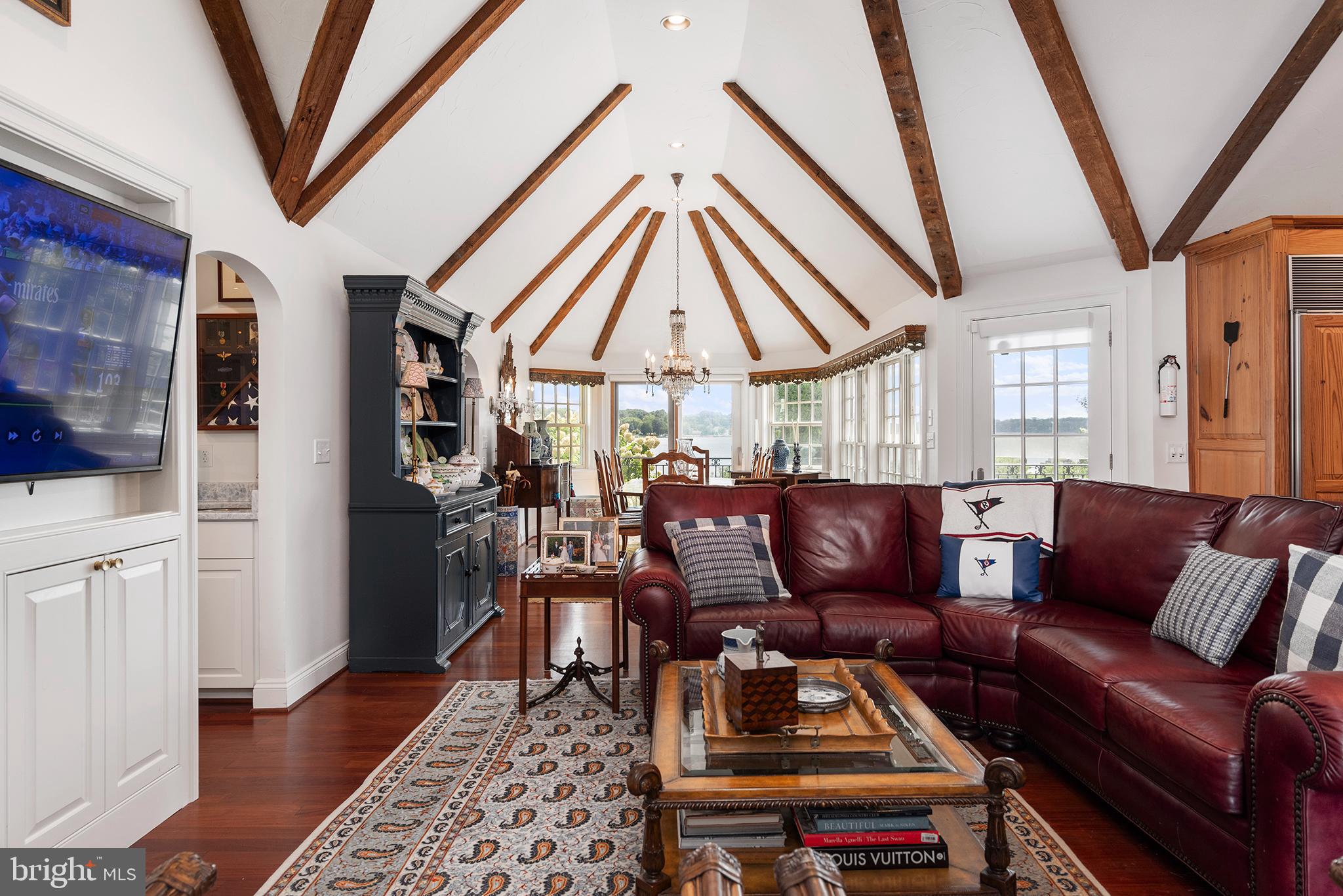 7989 Quaker Neck Road Chestertown, MD 21620 - Photo 52 of 90 a living room with furniture a couch and wooden floor
