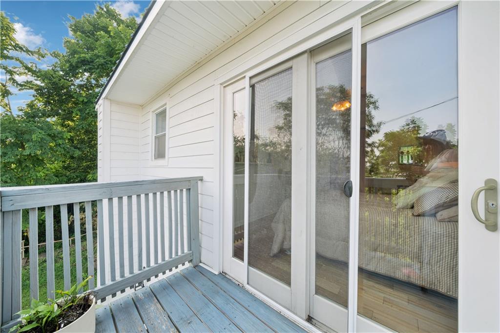 154 Henderson Street Pittsburgh, PA 15212 - Photo 25 of 31 a view of a balcony with wooden floor