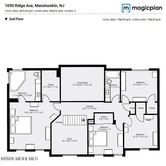 1090 Ridge Avenue Manahawkin, NJ 08050 - Photo 61 of 88 1090 Ridge - 2nd Floor